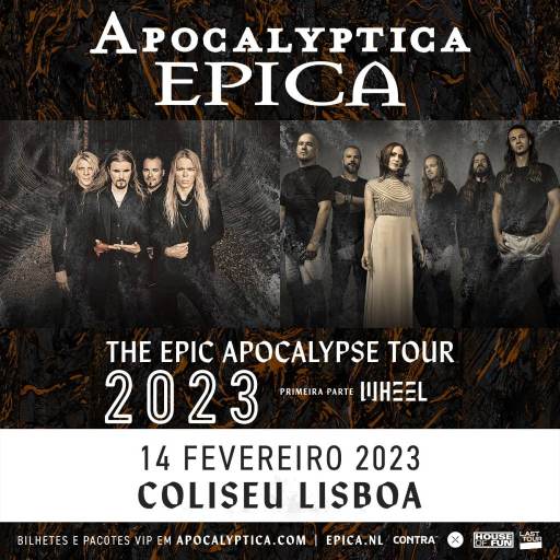 Cartaz: Apocalyptica + Epica